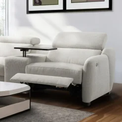 Narożnik z barkiem i funkcją relaks LIVORNO lewy