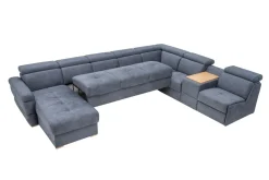 Narożnik z barkiem i funkcją relaks CLEO prawy