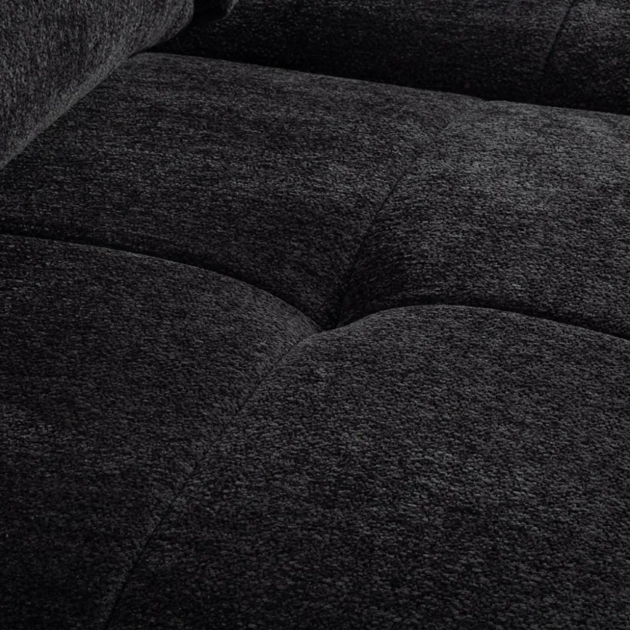 Narożnik z dostawką grafitowy ALMERIA PR.2 lewy