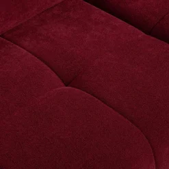 Narożnik z elektryczną regulacją siedziska burgundowy MAVEL L prawy