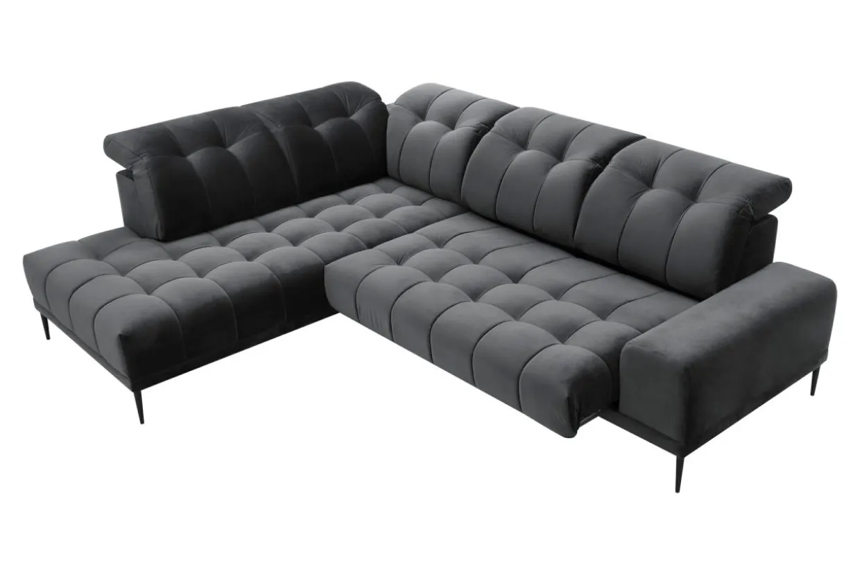 Narożnik z elektrycznie wysuwanym siedziskiem GRENADA prawy