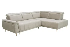 Narożnik z elektrycznie wysuwanym siedziskiem CALVARO L prawy