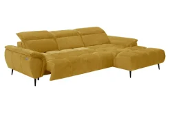 Narożnik z elektrycznie wysuwanym siedziskiem MONTANA S prawy