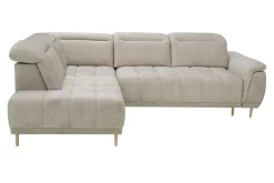 Narożnik z elektrycznie wysuwanym siedziskiem CALVARO L lewy