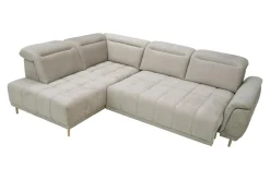 Narożnik z elektrycznie wysuwanym siedziskiem CALVARO L lewy