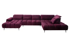 Narożnik z elektrycznie wysuwanym siedziskiem MONTANA XL prawy