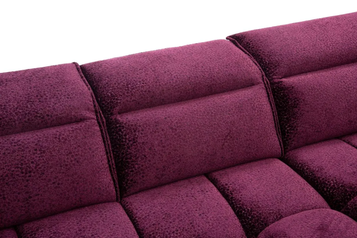 Narożnik z elektrycznie wysuwanym siedziskiem MONTANA XL prawy