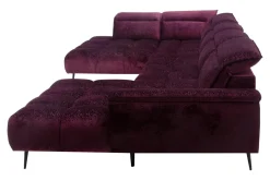 Narożnik z elektrycznie wysuwanym siedziskiem MONTANA XL lewy