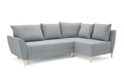 Narożnik z funkcją spania ciemnoszary MONACO