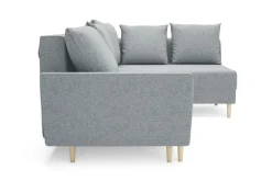 Narożnik z funkcją spania ciemnoszary MONACO