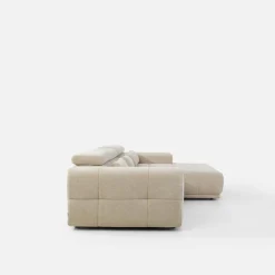 Narożnik z pojemnikiem PANEO S beżowy prawy