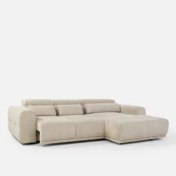 Narożnik z pojemnikiem PANEO S beżowy prawy