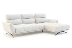 Narożnik z przesuwanym oparciem ADILIO lewy