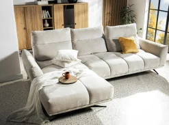 Narożnik z przesuwanym oparciem ADILIO prawy