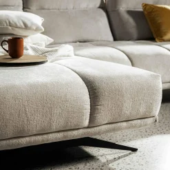 Narożnik z przesuwanym oparciem ADILIO prawy