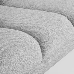 Narożnik z regulacją głębokości siedziska szary CAMPINA MINI lewy