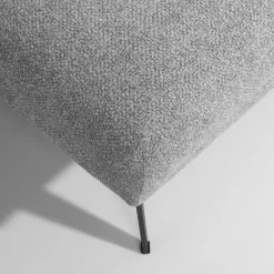 Narożnik z regulacją głębokości siedziska szary CAMPINA MINI lewy