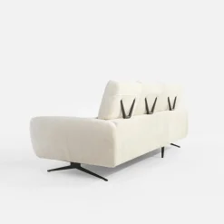 Narożnik z regulacją siedziska biały ILUSIO MINI lewy