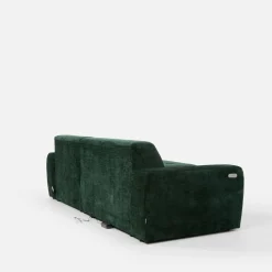 Narożnik z regulowanym siedziskiem SAVINON S butelkowa zieleń prawy