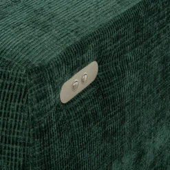 Narożnik z regulowanym siedziskiem SAVINON S butelkowa zieleń prawy