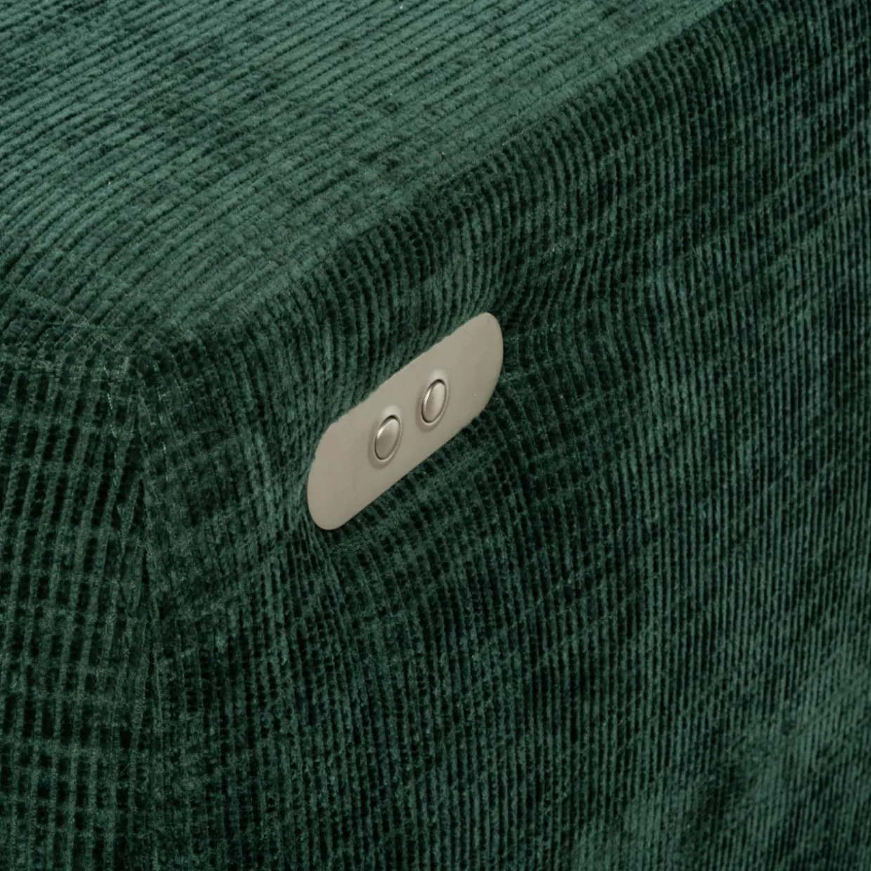 Narożnik z regulowanym siedziskiem SAVINON S butelkowa zieleń prawy