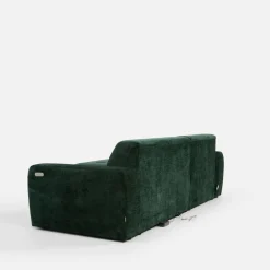 Narożnik z regulowanym siedziskiem SAVINON S butelkowa zieleń lewy