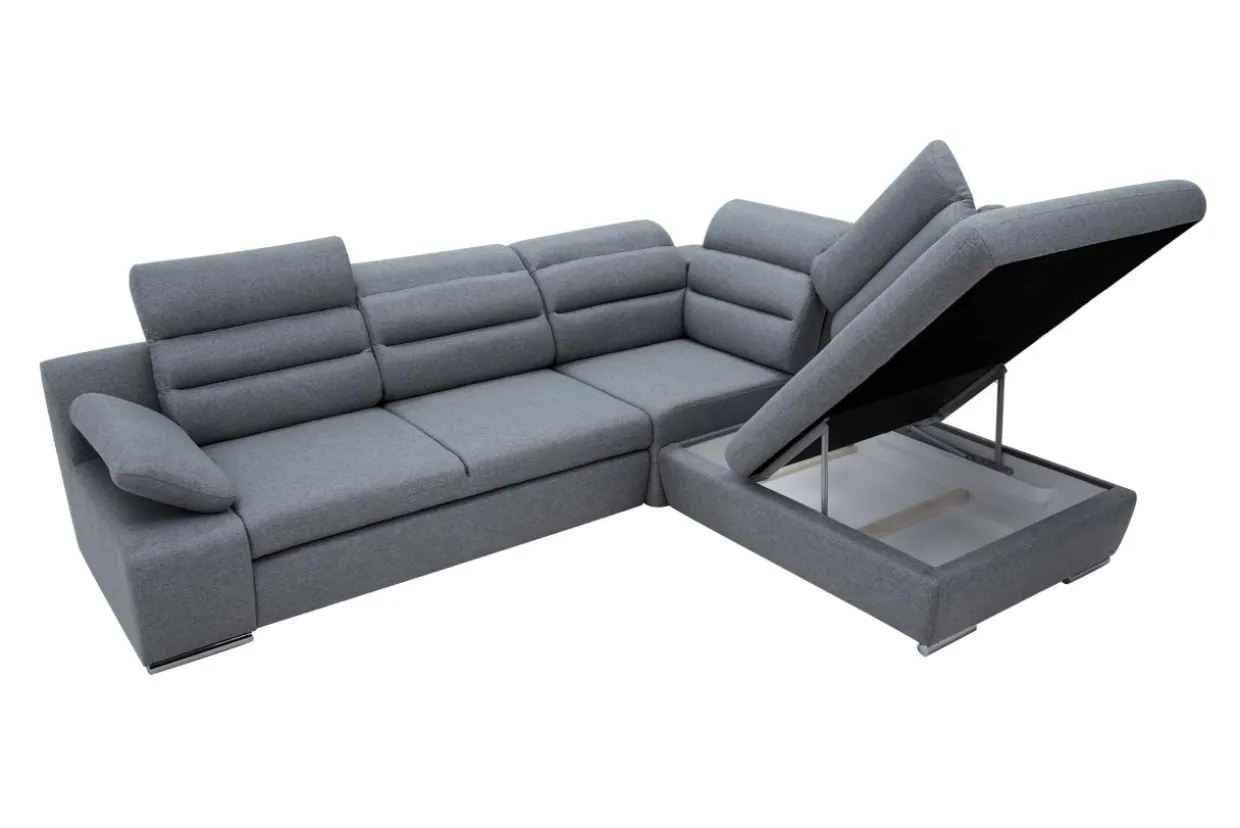 Narożnik z regulowanymi zagłówkami GRECO prawy