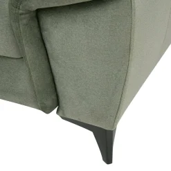 Narożnik z regulowanymi zagłówkami zielony MOCCA II lewy