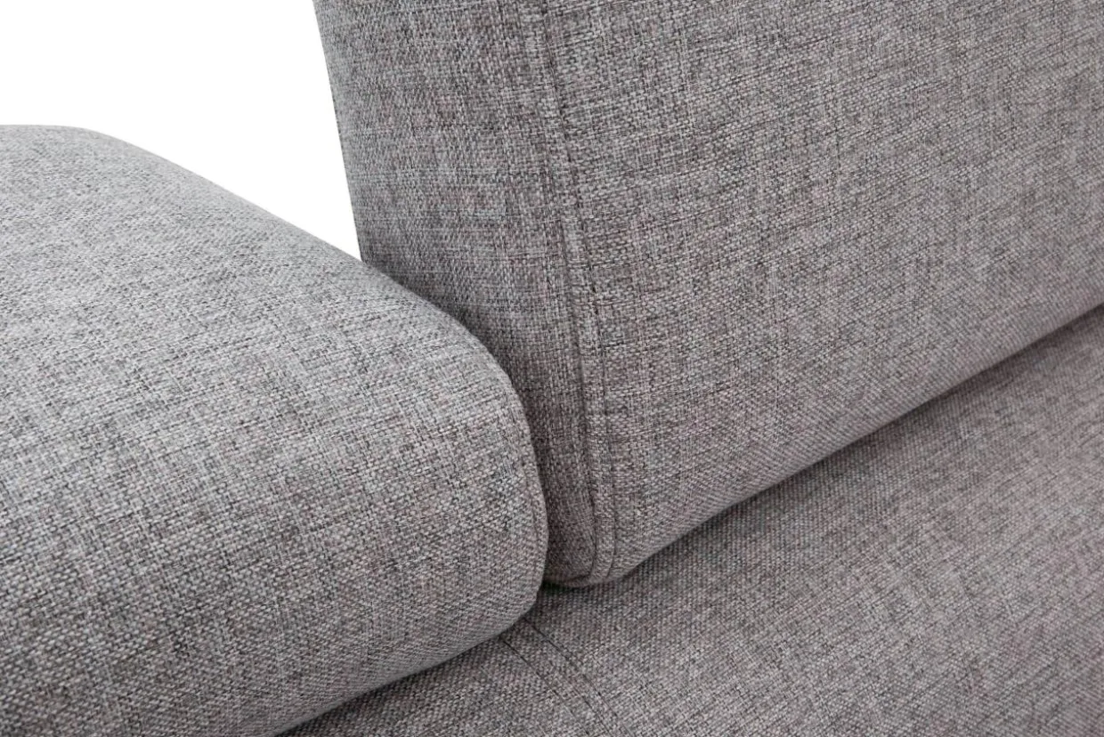 Narożnik z regulowanymi zagłówkami szary GIO prawy