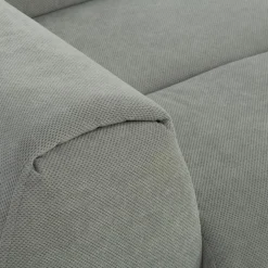 Narożnik z regulowanymi zagłówkami jasnoszary JAZZY L prawy