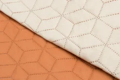 Narzuta dwustronna beżowo-ceglana ADELE 200x220 cm