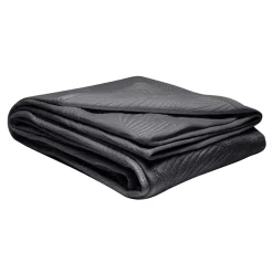 Narzuta na łóżko pikowana w liście szara FERN 200x220 cm