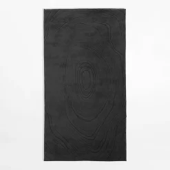 Nowoczesny dywan ACTION, czarny, 80x150 cm