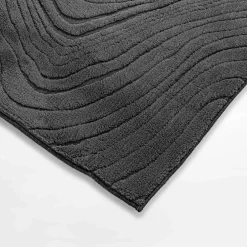 Nowoczesny dywan ACTION, czarny, 80x150 cm