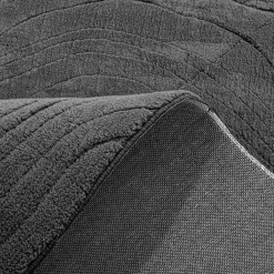 Nowoczesny dywan ACTION, czarny, 80x150 cm