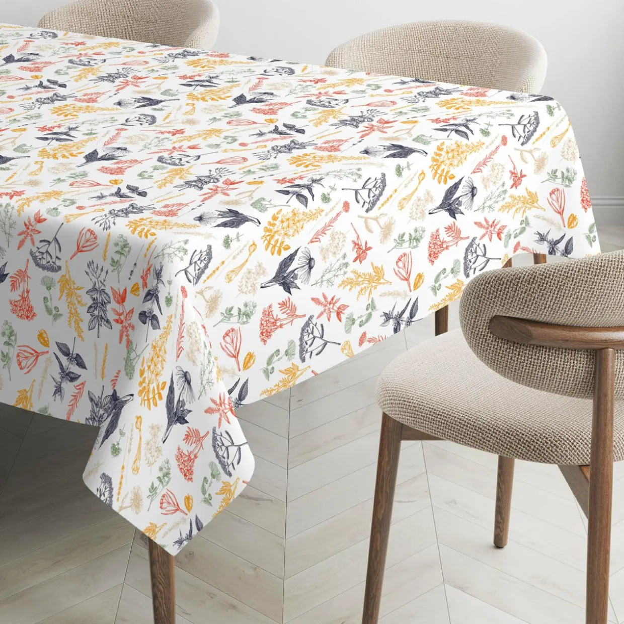 Obrus bawełniany HERBS 110x160 cm