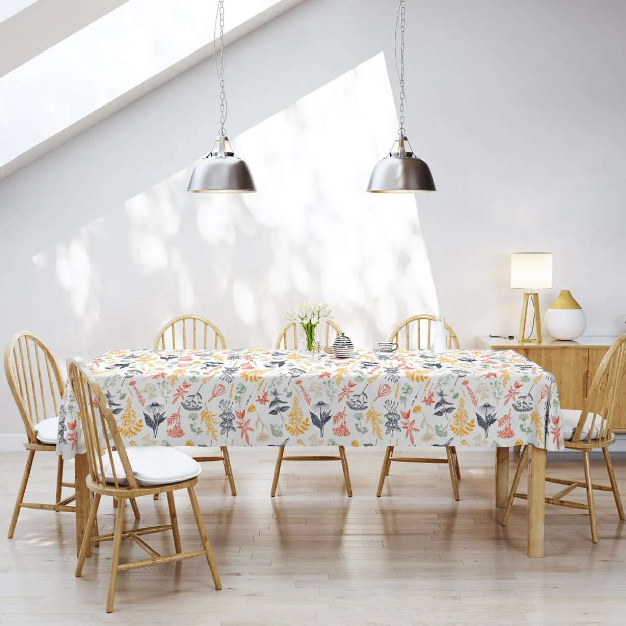 Obrus bawełniany HERBS 110x160 cm