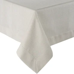 Obrus beżowo-srebrny LANA 140x260 cm