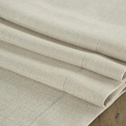 Obrus beżowo-srebrny LANA 140x260 cm