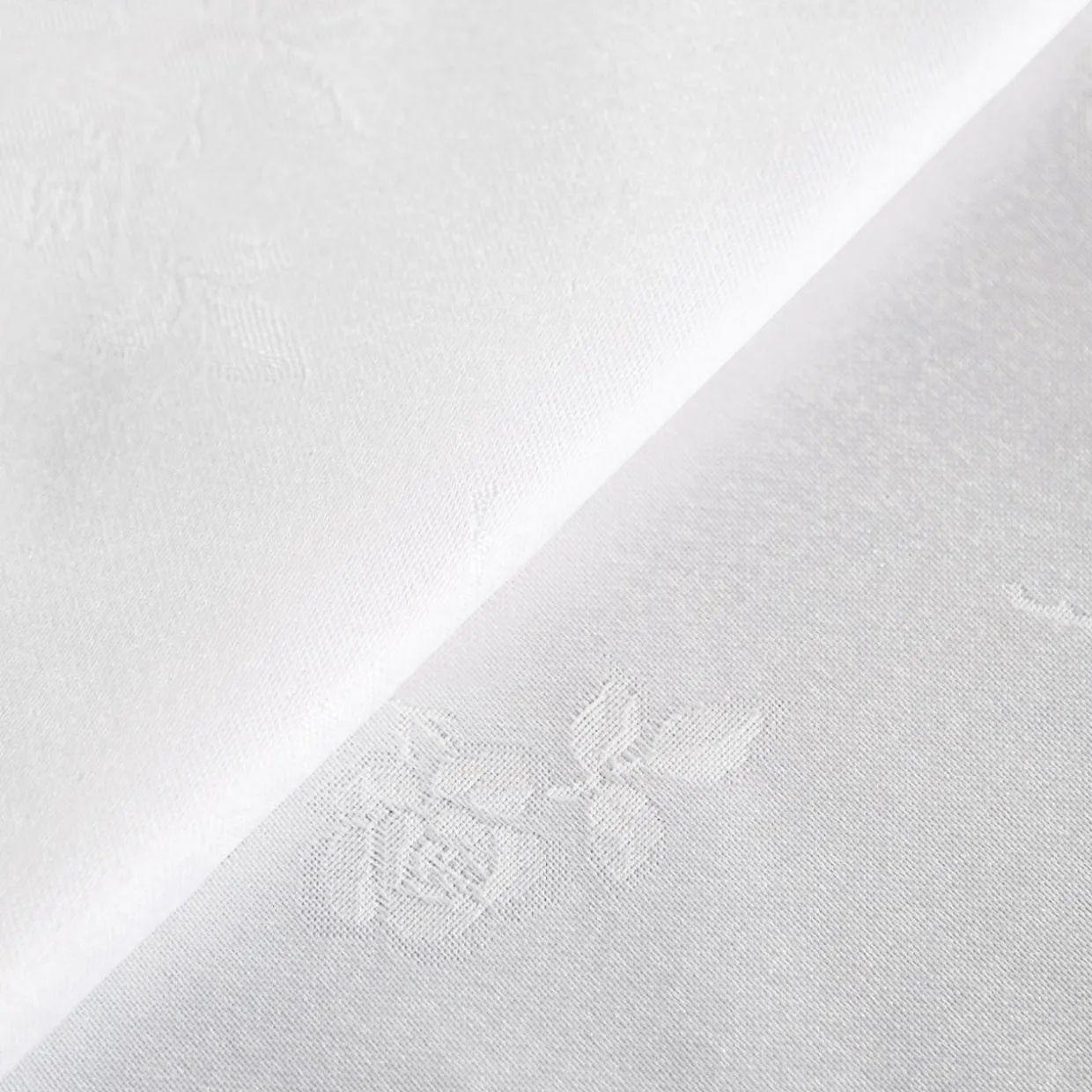 Obrus na stół biały ROSE 140x300 cm