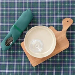 Obrus w szkocką kratę zielony NEWPORT 110x160 cm