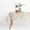 Obrus z lnem w liście GARDENA 140x240 cm