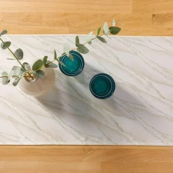 Obrus złoty marmur LYMIO 40x120 cm