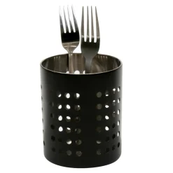 Ociekacz na sztućce czarny 12x13CM