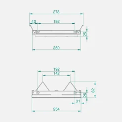 Ociekarka INSIDE czarna VARIANT 3 60