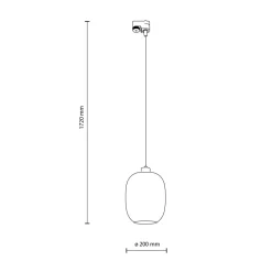 Oprawa na szynoprzewód 3-obwodowy topaz TRACER ELIO
