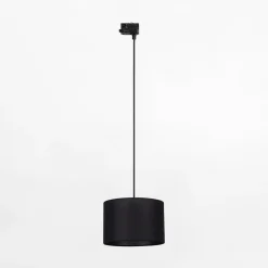 Oprawa z abażurem na szynoprzewód 3-obwodowy TRACER CZARNY