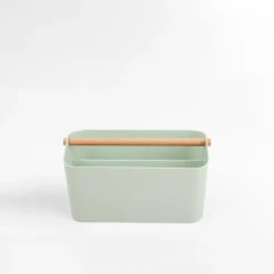 Organizer łazienkowy zielony 28x16,8x15 cm