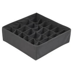 Organizer 24-komorowy szary 32x32x10 cm