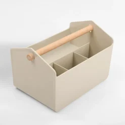 Organizer z szufladą beżowy 23x14,5x14,5 cm